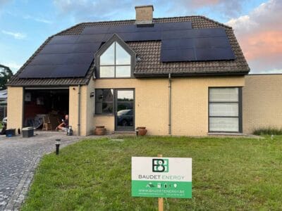 Zonnepanelen voorzien op hellend dak