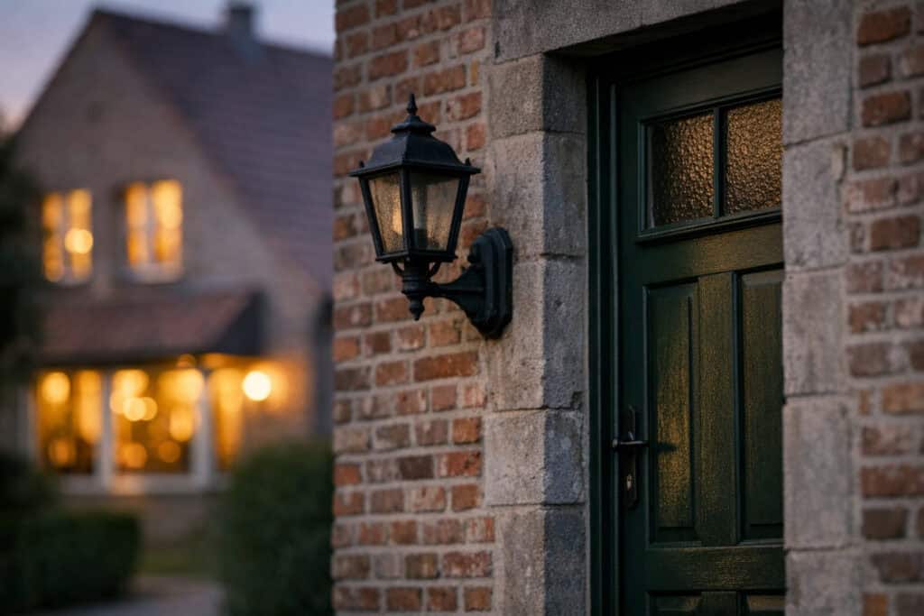 Buitenverlichting bij voordeur die niet meer werkt