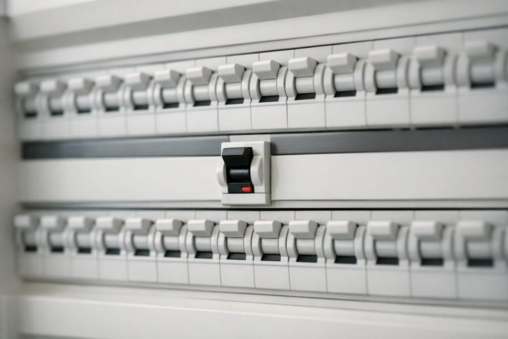 Uitgevallen zekering in meterkast die telkens uitspringt