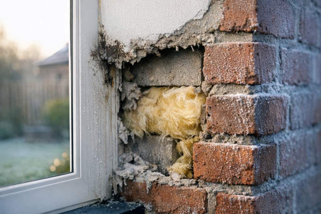 Enkel glas raam aan een drukke straat waar geluid makkelijk doorheen dringt