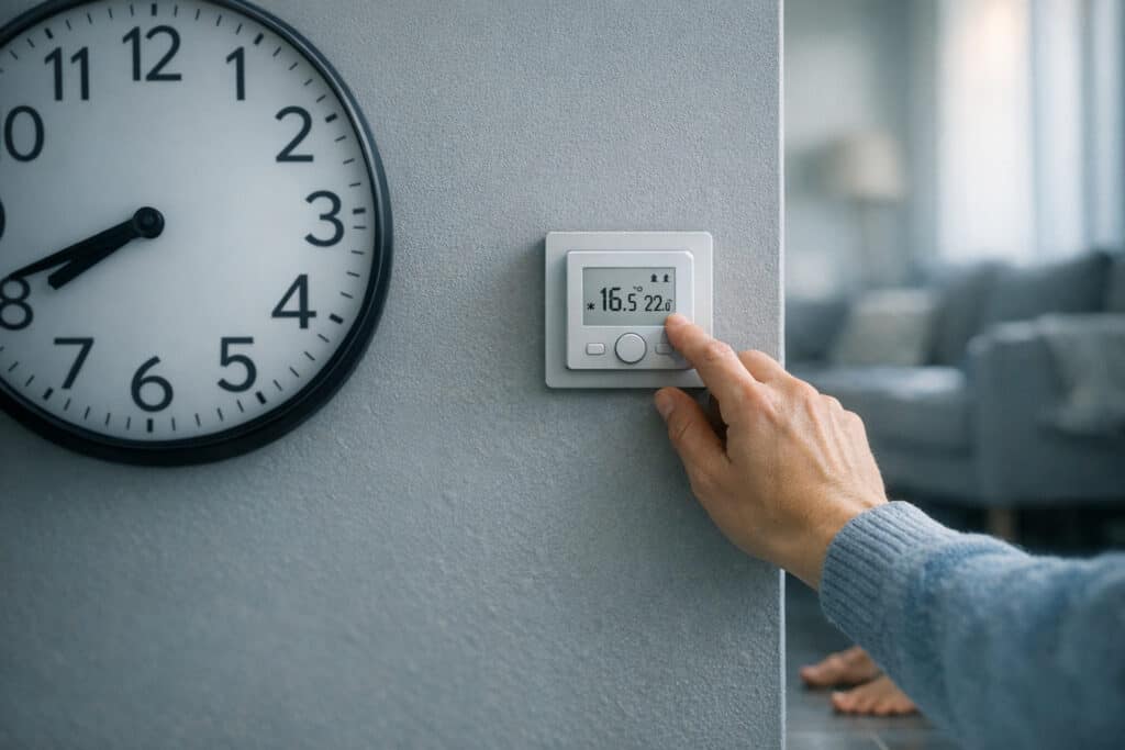 Trage vloerverwarming die lang nodig heeft om op te warmen