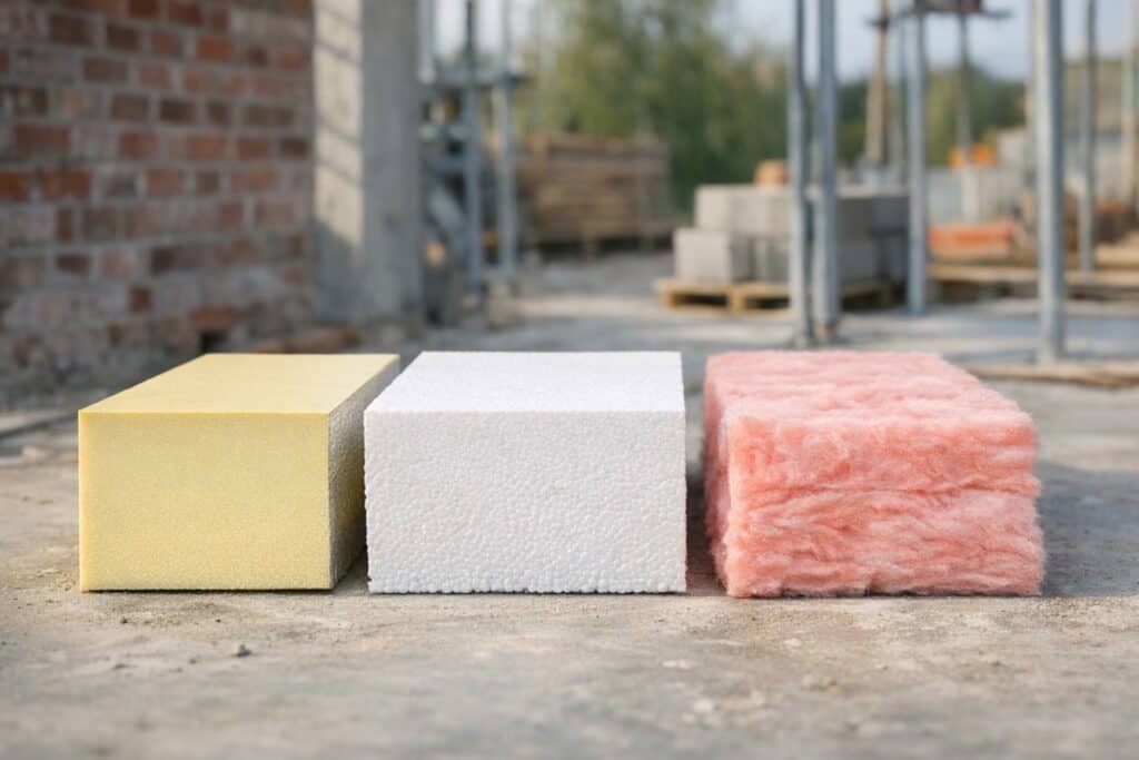 Vergelijking van PIR, EPS en glaswol isolatiematerialen