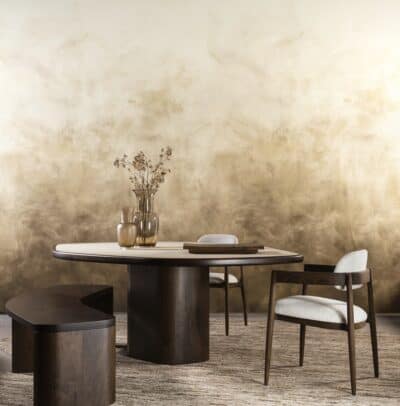 Moderne woonkamer met wandbehang Ombré Flux